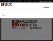 Tablet Screenshot of hi-fold.com
